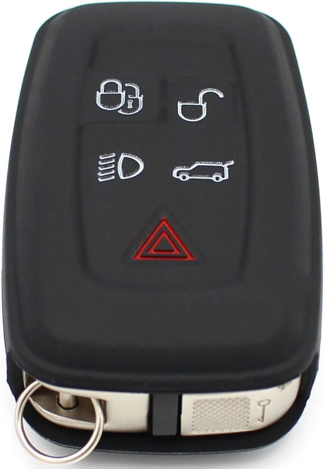 Finest-Folia LB Silicone Key Cover for 5-Button Car Keys, Black - Image 4