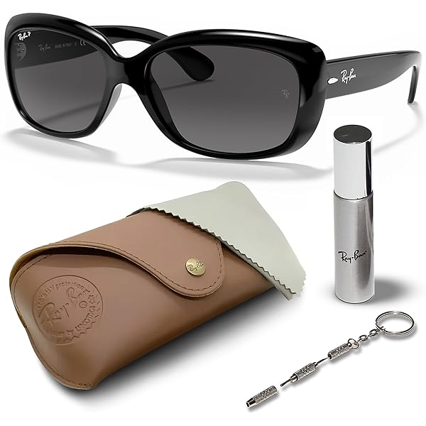 Amazon.com: Ray-Ban RB4101 JACKIE OHH TRANSPARENT POLARIZED