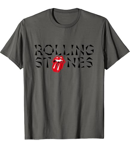 Amazon.com: Official The Rolling Stones HD Multi Color Tongue T