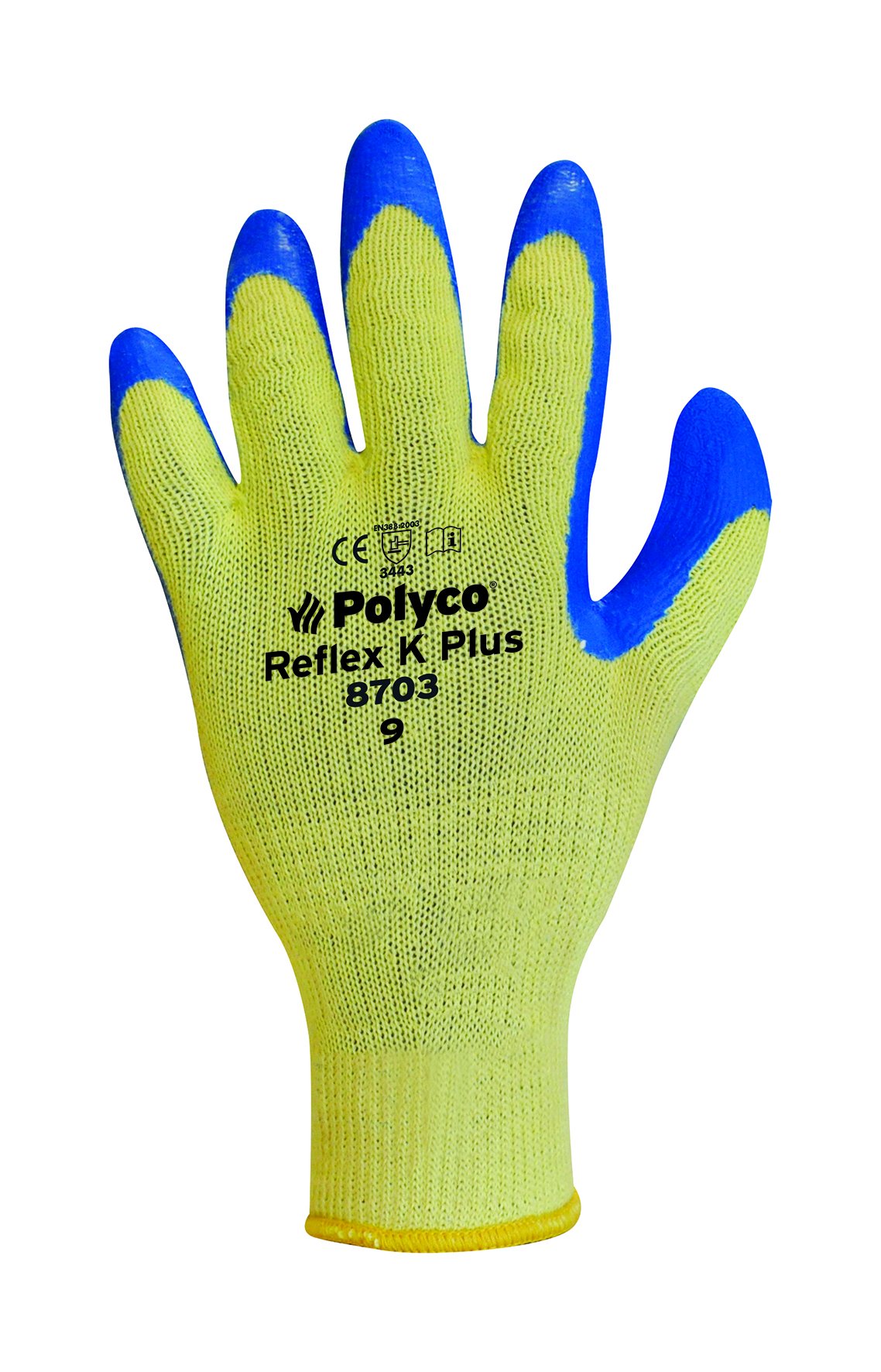 Polyco 8704 Reflex K Plus 870 Glove, Size: 10