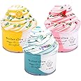 Keemanman Butter Slime Kit 3 Pack with Watermelon, Latte and Lemon Charms, Cool Preppy Stuff, Cute Stress Relief Toys and Birthday Gifts Ideas for Girls and Boys, Scented Aesthetic Stuff for Kids
