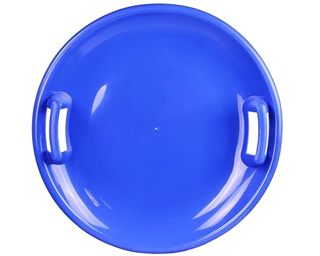 Ondis24 Tellerrutscher mit 2 Griffen Porutscher Tellerschlitten Schlitten Kunststoff blau 60 cm leicht, stabil & günstig