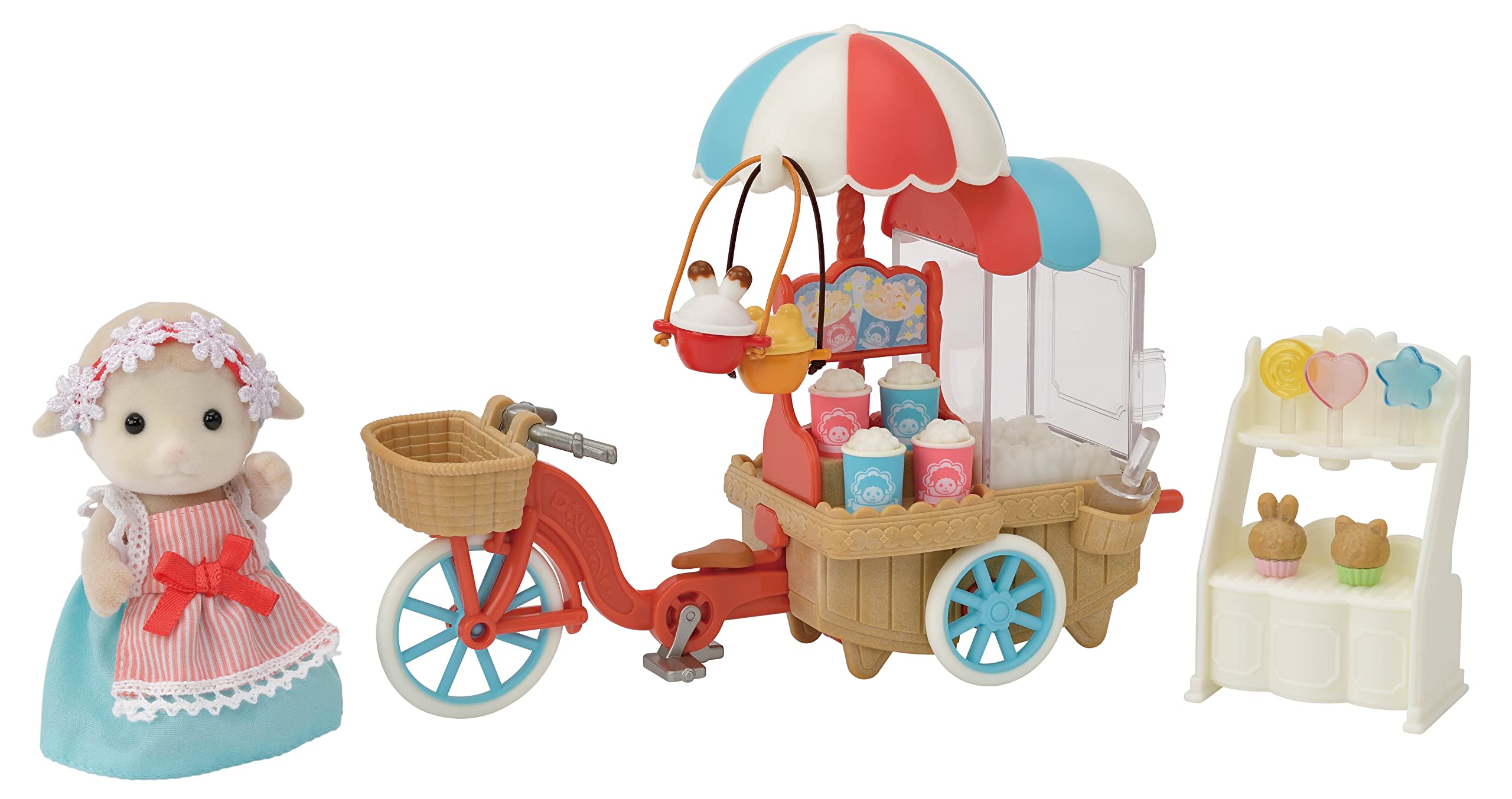 Sylvanian Families Popcorn Delivery Trike - Dollhouse Playset 5653