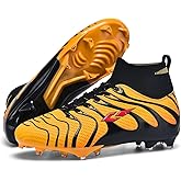KIUSMETY Soccer Cleats for Mens Womens Indoor Turf Football Shoes Training Sneaker
