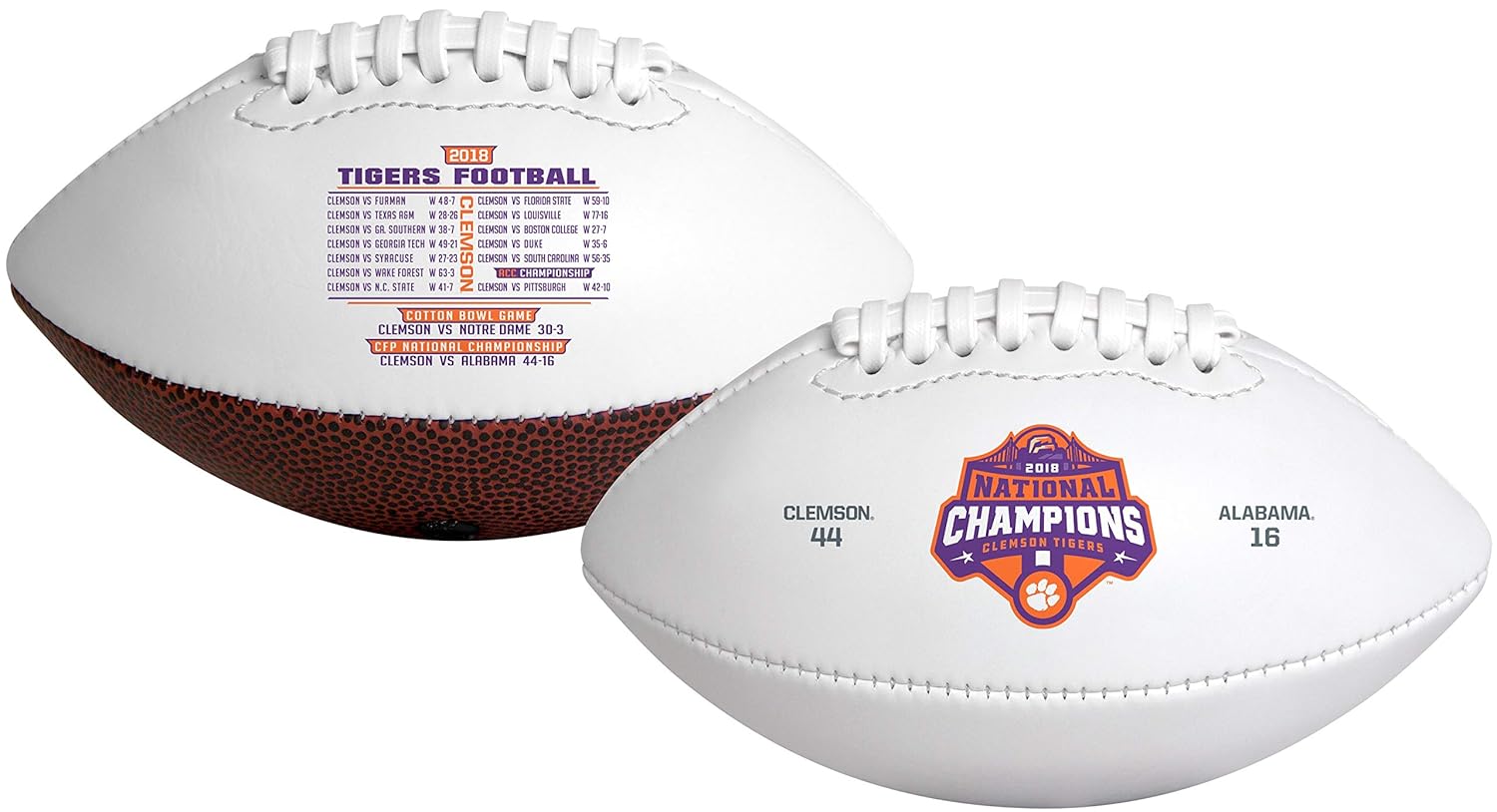 Rawlings Clemson University Tigers 2019 College Football National Champions Full Sized Football