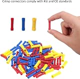 YEYIT 200Pcs Butt Connectors Set BV1.25 BV2 BV5.5 Automotive Crimp Terminals view 3