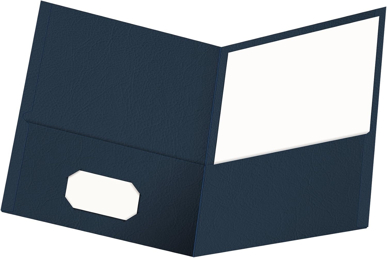 Oxford Twin-Pocket Folders, Textured Paper, Letter Size, Green, Holds 100 Sheets, Box of 25 (57503EE): Office Products