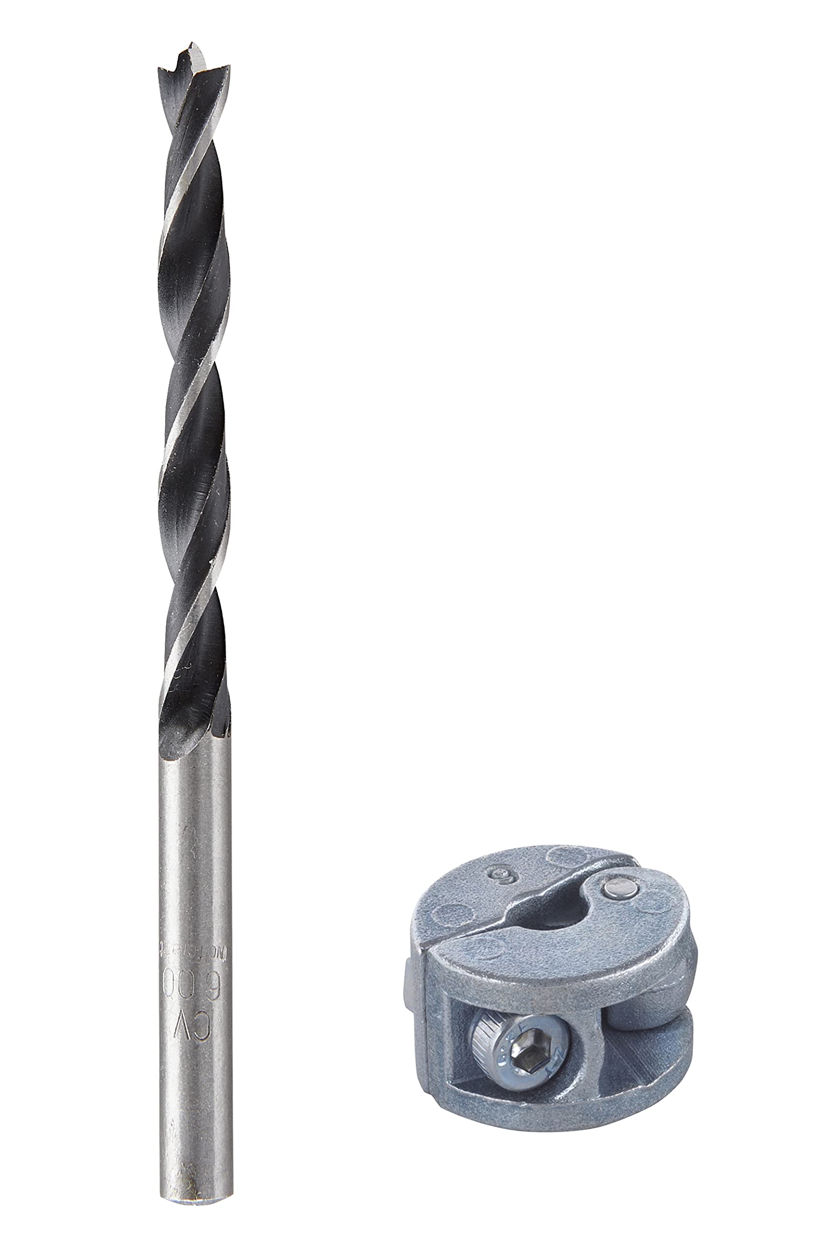 wolfcraft Wood Twist Drill Bit Set 2 Pcs. I 2731000 I For restricted-depth drilling for wood joints