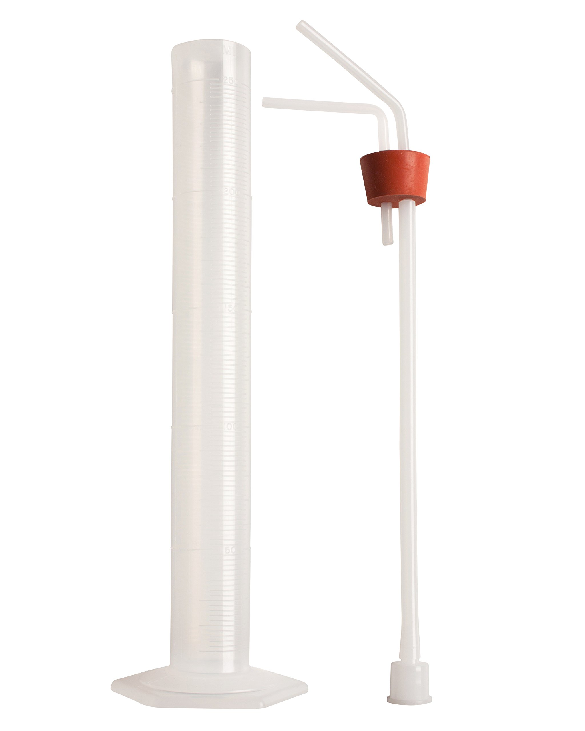 Bel-Art Polypropylene Gas Washing Bottle with Fritware Polyethylene Dispersion Disc; 10¾ in. (H11030-0000)