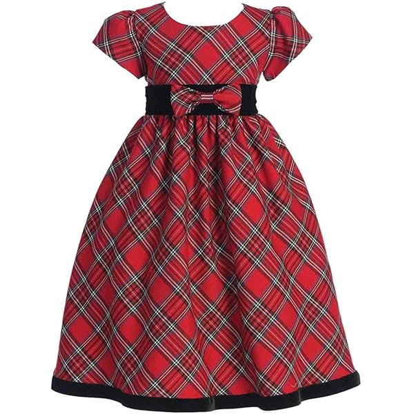 white christmas dresses Holiday Charm Red Sequin Plaid Mini Dress – Pretty Little Babes Boutique main image 1