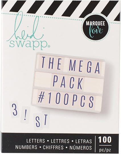 Amazon Co Jp Heidi Swapp ハイディスワップ パック ライトボックス Mega Blue 100 ピース 文房具 オフィス用品