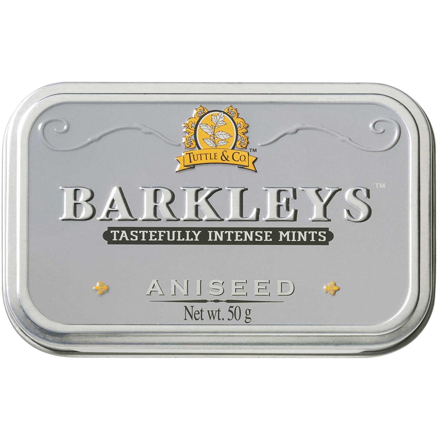 Barkleys Aniseed Mints 50g Tin (Case of 6)