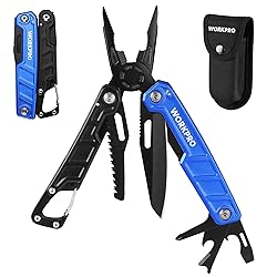 WORKPRO Multitool-11 in 1 Camping Tools with Mini