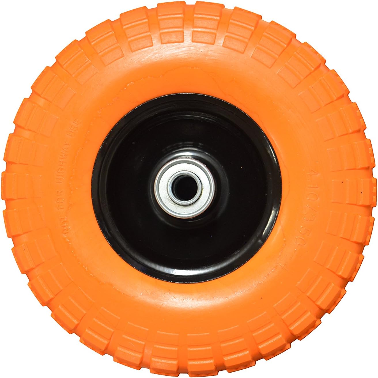 Replacement Orange Hand Dolly Wheel and Tire 4.10/3.504
