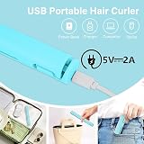 Lonnalee Mini Dual-Purpose Curling Iron Straightener 2-in-1 USB Portable view 6