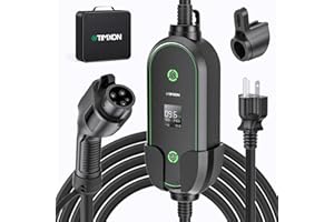 Level 2 EV Charger, ETL Certified, 40Amp 240V 9.6KW Electric Vehicle Charging Stations with 25ft Cable, Adjustable Current & 