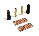 TimelyDu 24PCS Flux Core Gasless Nozzle Welding Kit