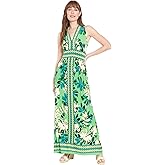 London Times Womens Sleeveless V-Neck Maxi Dress for Women | Casual Dresses for Women
