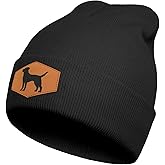 Lussues Nee Labrador Beanie Hat for Men Women, Warm Winter Knit Cap for Dog Lover Black