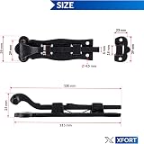 XFORT Smithys Range 2 Pack 120mm Black Antique Straight Bolts view 6