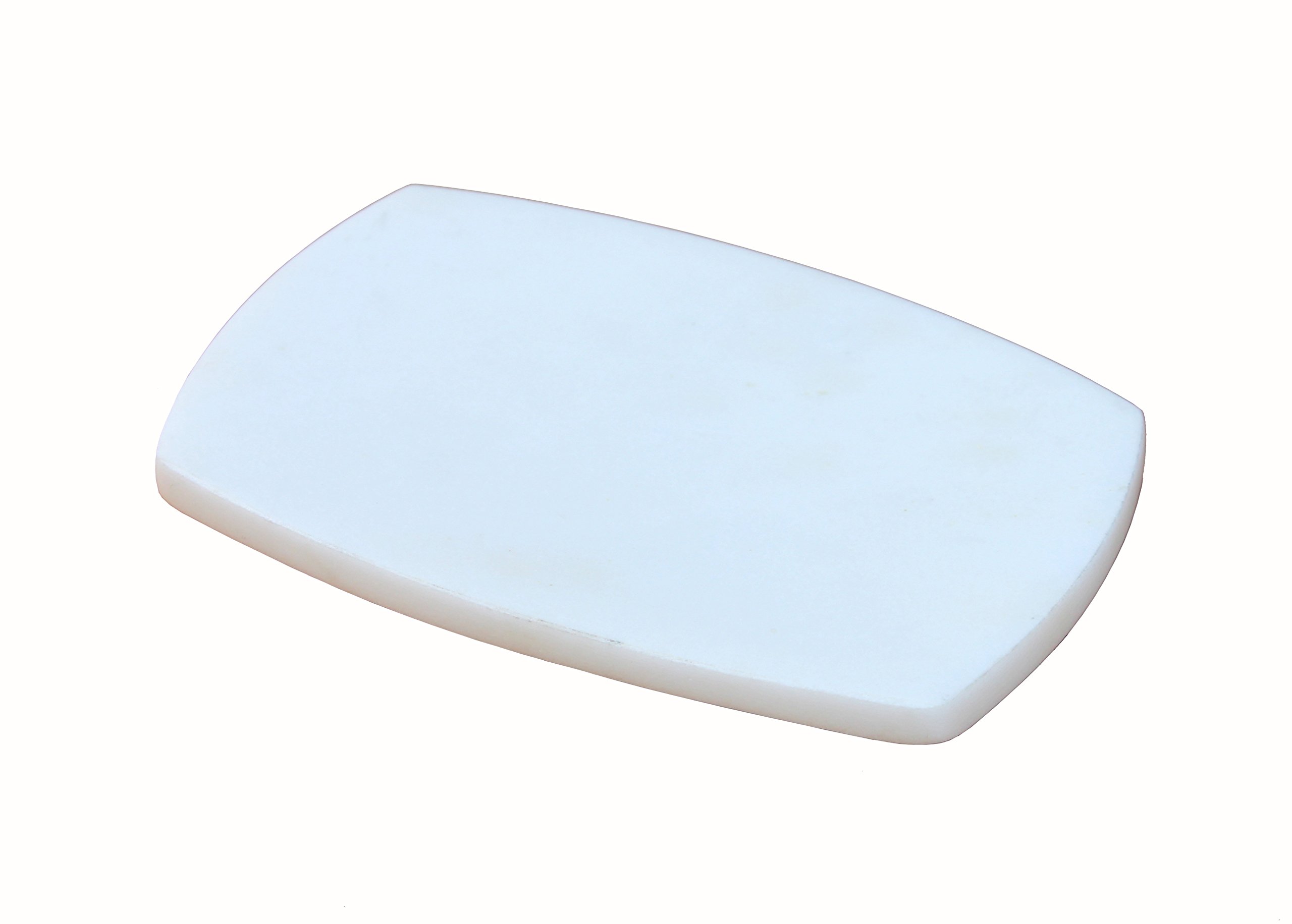 KLEO Natural White Stone Soap Dish - Bath Accessory for Bathroom, Kitchen or Living room Wash Basin