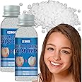 Provisional Teeth, Provisional Fake Teeth Replacement Kit for Provisional Restoration of Missing & Broken Teeth Replacement Dentures, DIY Heat Fit Beads.【100% New 30Ml -2 Bottle】