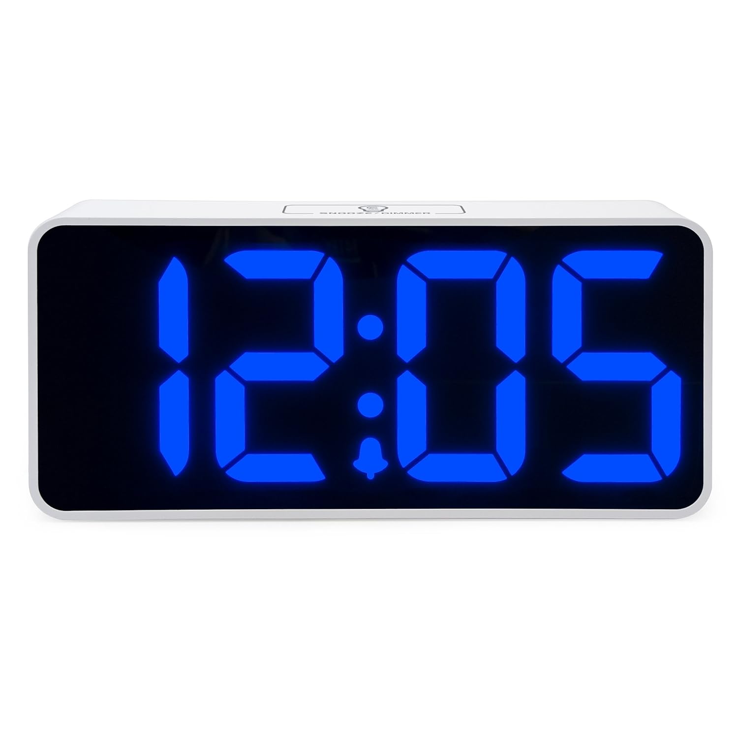 JCC Jumbo LED Digital Alarm Clock Heavy Sleepers Desk, Office Bedroom