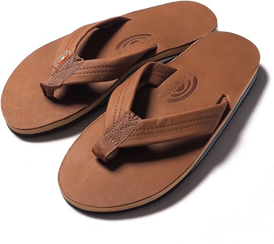 classic rainbow flip flops