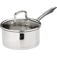 Cuisinart Professional Stainless Saucepan with Cover, 1.5-Quart, Stainless Steel,8919-16