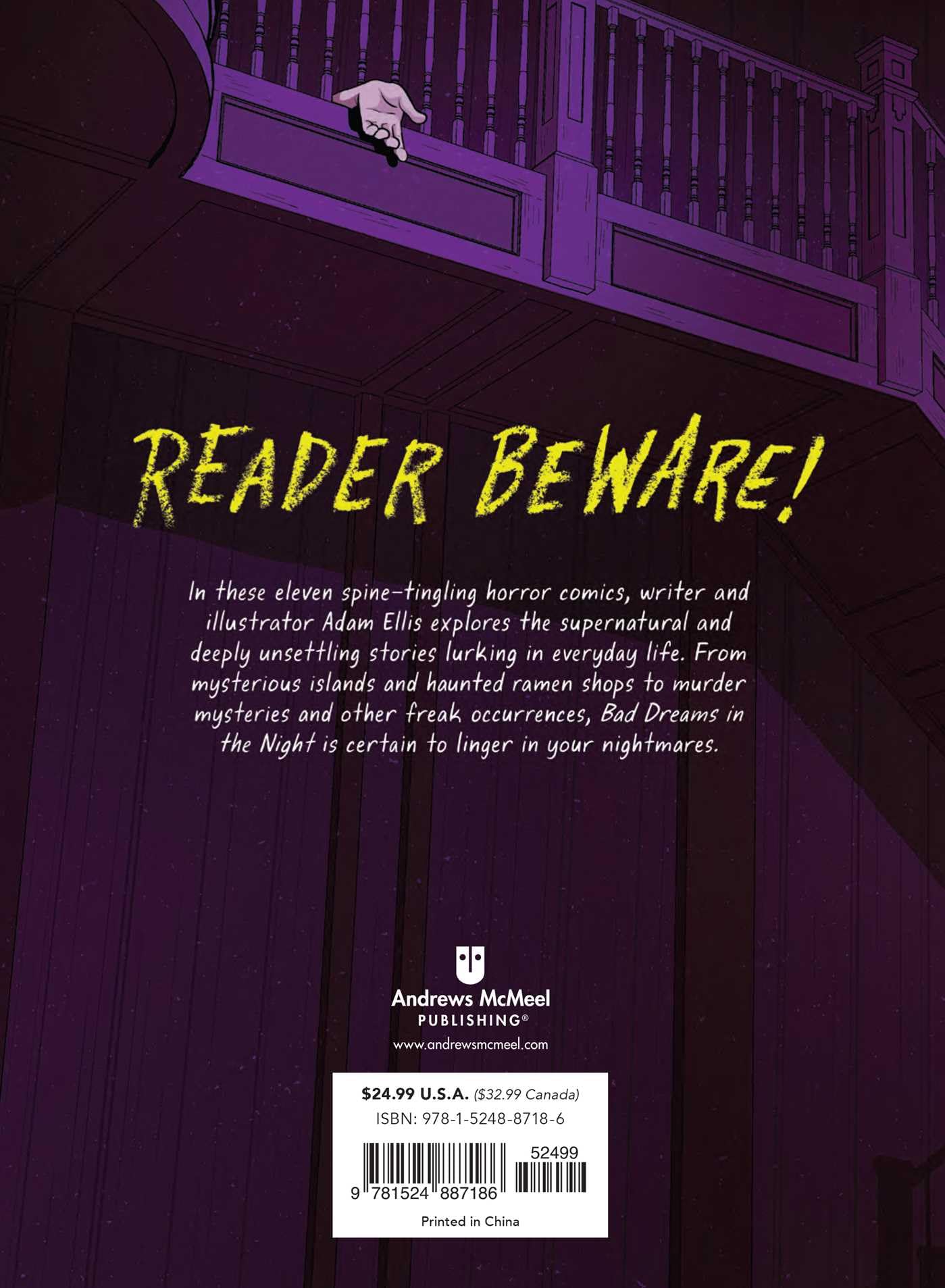 Bad Dreams in the Night (Horror Stories by Adam Ellis) Bad Dreams in the Night (Horror Stories by Adam Ellis) Hardcover Kindle