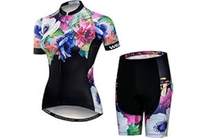 JPOJPO Women's Cycling Jersey Short Sleeve Jacket Cycling Shirt Quick Dry Breathable Mountain Clothing Bike Top