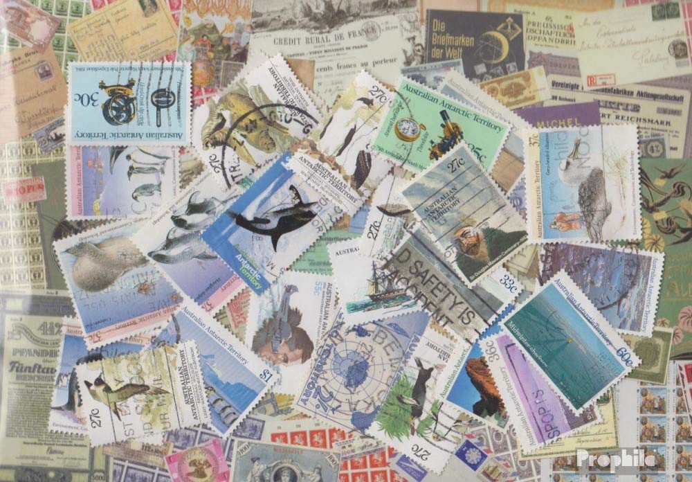 Prophila Collection australian. Areas Antarctica 25 various stamps Australian Areas in the Antarctica (Stamps for collectors)