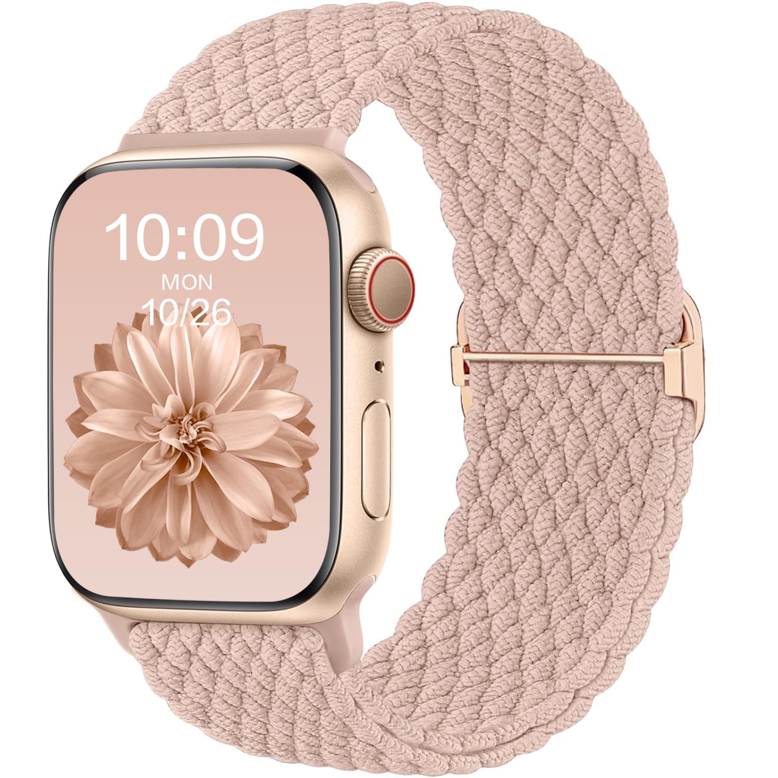 CeMiKa Braided Solo Loop Straps Compatible with Apple Watch Strap 40mm 41mm 38mm 42mm, Stretchy Straps Elastic Sport Band for Apple Watch SE/iWatch Series 11 10 9 8 7 6 5 4 SE Ultra 3 2 1, Women Men
