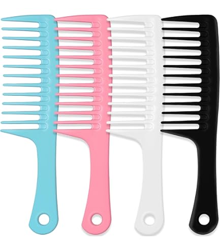 Boorika Wide Tooth Comb - Smooth & Sturdy Wide Tooth Comb For Curls - View #3