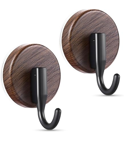 Holiday Joy Ganchos De Ventosa, Paquete De 4, Ventosas Gigantes Para Pared De Ducha, Puerta Delantera Y Ventana De Cristal, Juego De Ganchos De Corona Resistentes