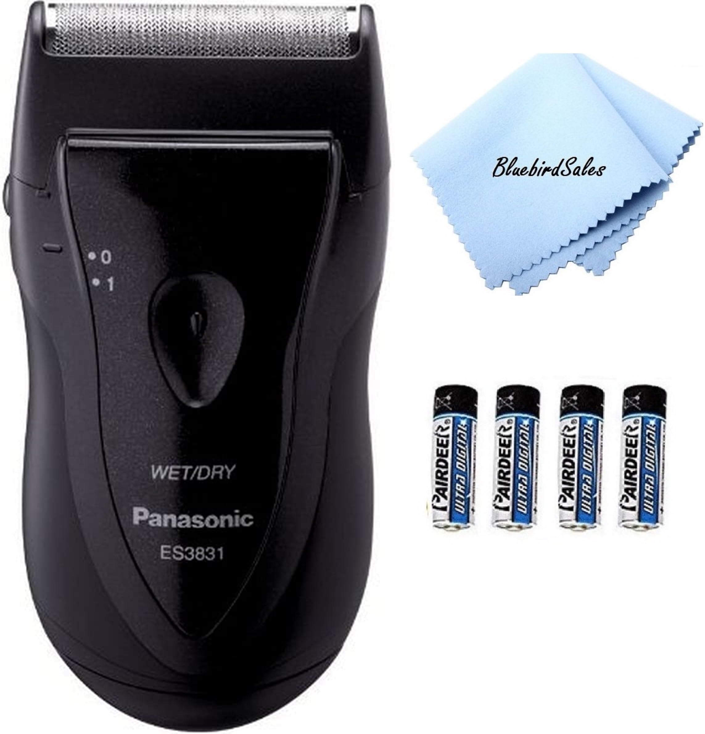 Panasonic ES 3831 K Men's Electric Razor Bundle Cordless Wet/Dry