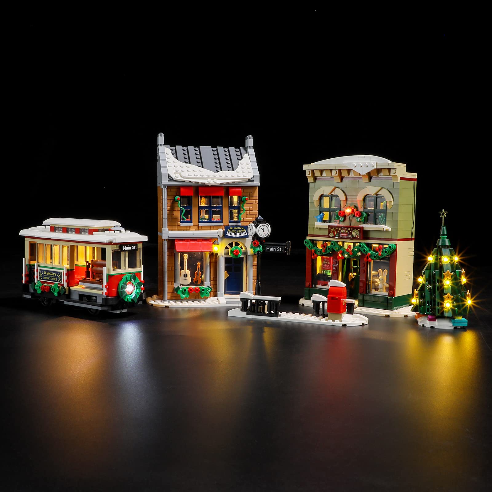 LIGHTAILING Light For 10308 Christmas-High-Street - Led Lighting Kit Compatible With Building Blocks Model - NOT Included The Model Set