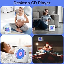 CD Player Portable Bluetooth Rechargeable: CD