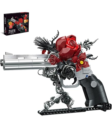 Amazon.com: GHQYTPR Gothic Rose Revolver Building Block Set 631