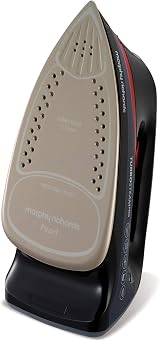 Morphy Richards Turbosteam Pro Pearl Ceramic Iron 3100W 0.4L Black Red view 9