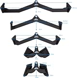 GYM MASTER Lat Pull Down Attachment Set of 5 Max Grips - 200kg Load view 7