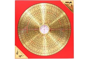 CROKZ Taoist Supplies Amulet Exorcism Bringing Good Luck Mascot Decoration Pendant ����ָ����߾���ͭ������ �ۺ���Ԫ���Ϸ�ˮ�����޾��ǣ�1Pcs ���ֺ�6������/36