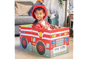 Convertible Fire Engine: Three toddler-friendly activities in one fold-out pack: a sit-in rescue vehicle, interactive playmat