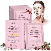 Vryioh 3 IN 1 Forehead, Smile Line & Under Eye Wrinkle Patches, Overnight Facial Anti-Wrinkle Treatment with Hyaluronic Acid, Collagen to Smooth & Softennes for Women, 60 Patches