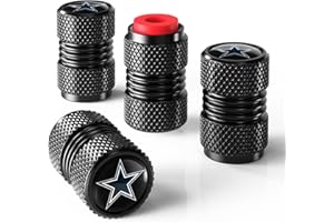 Aollpu 4PCS Tire Valve Stem Caps, Aluminum Tire Valve Cap Set, Universal Stem Covers for Cars Trucks Motorcycles SUVs and Bikes