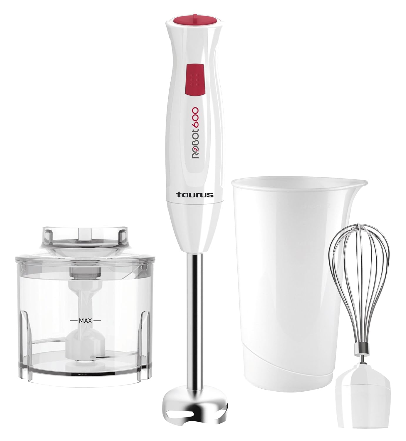 Taurus Robot Complet Batidora de varilla color blanco