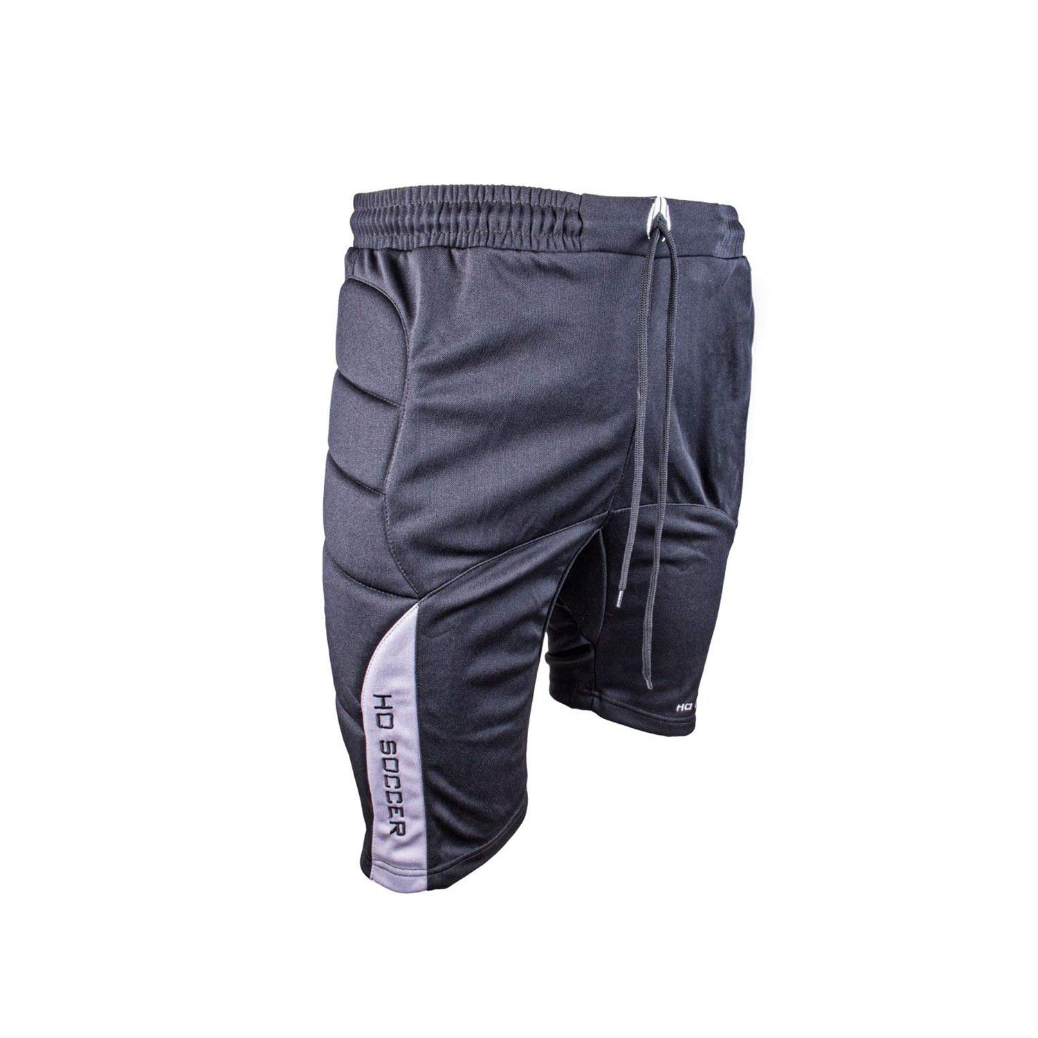 HO Soccer Icon Men's Padded Goalkeeper Shorts Black/White