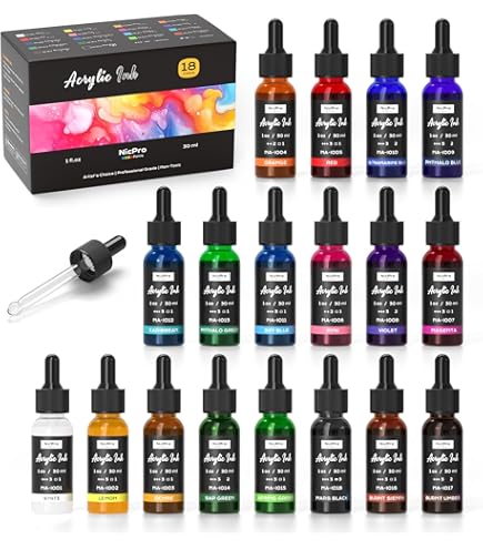 Amazon.com: Dr. Ph. Martin's Bombay India Ink Sets 1/2 oz. Set 2