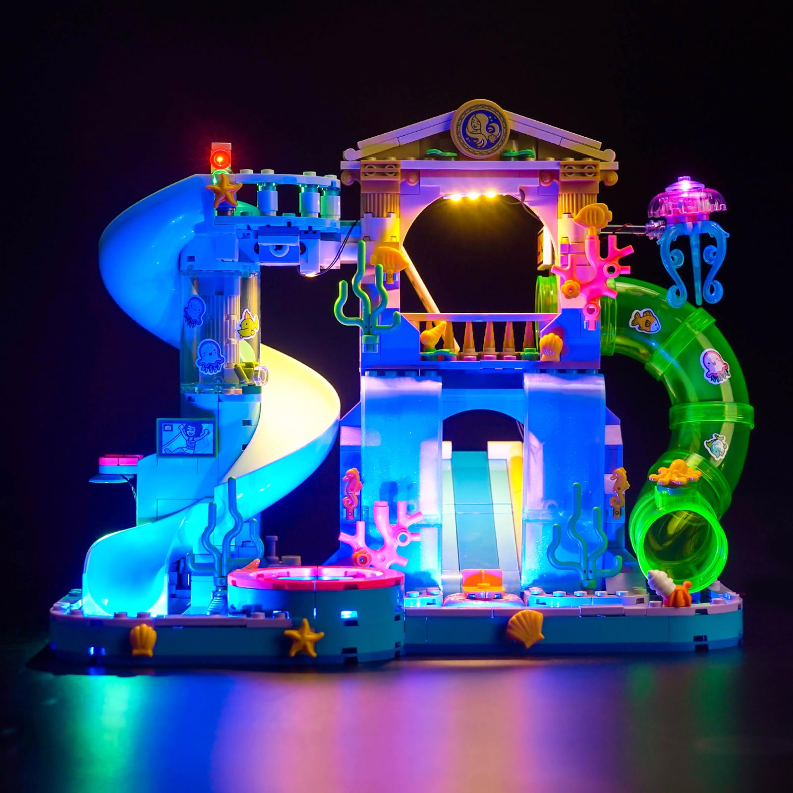 Light Kit for Lego Heartlake City Water Park, Lighting Set for Lego 42630 Heartlake City Water Park Vehicle Set - Not Include Models, Just Light Kit — image 1