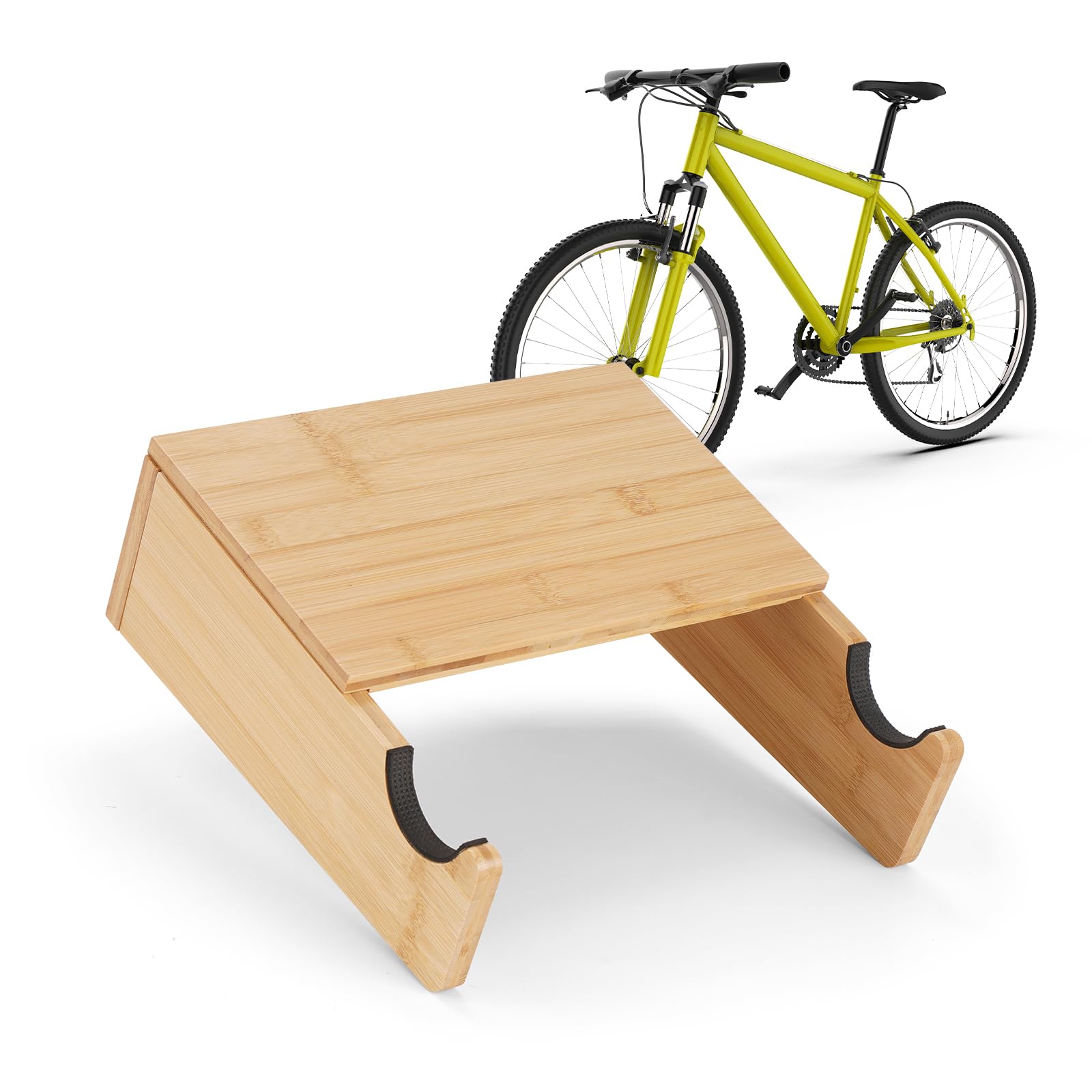 Wandhalterung Fahrrad Holz - Fahrrad Wandhalterung aus Bambus - Rennrad Wandhalter - Fahrradhalterung Wand - Bike Wall Mount - Fahrrad Aufhänger - Fahrradwandhalterungen